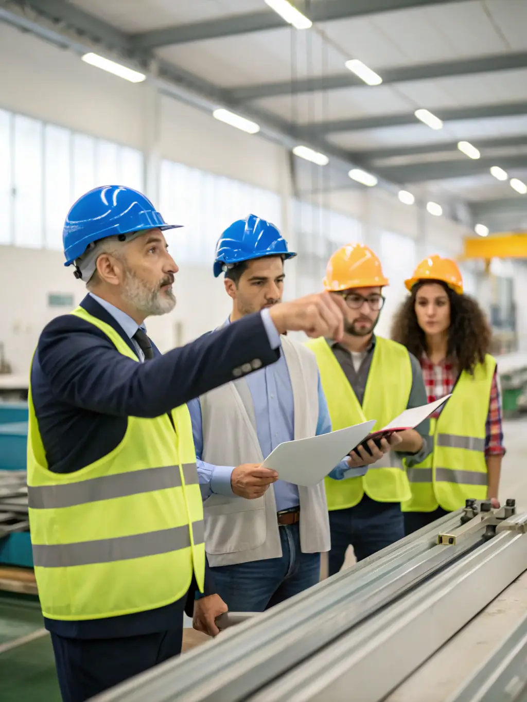 A consultant overseeing the implementation of new processes in a manufacturing facility, ensuring smooth transitions and efficiency gains.